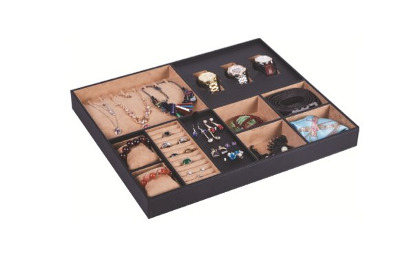Stackable Jewelry Storage Drawer Inserts for Wardrobe